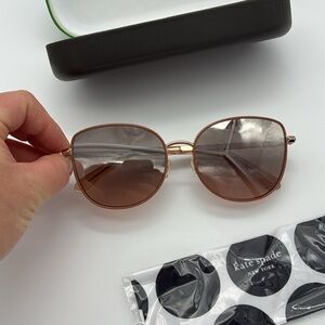 NEW KATE SPADE MARYAM BROWN SUNNIES WITH BOX